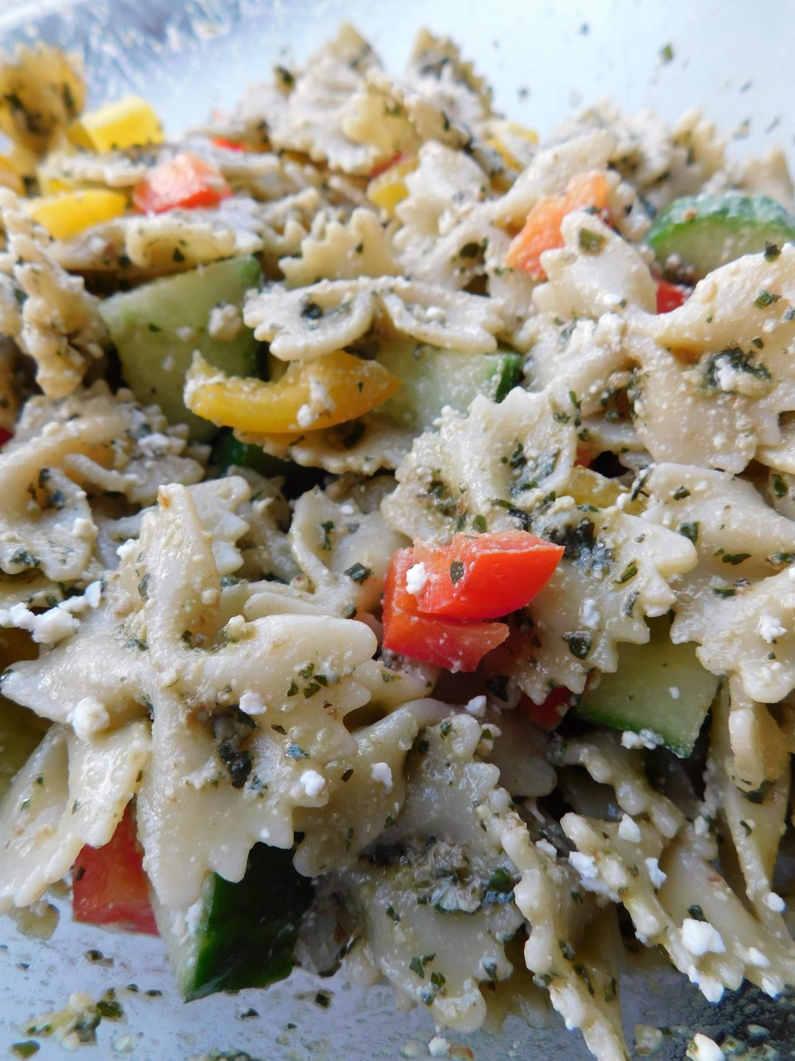Pesto Bow Tie Pasta Salad Kitchen Foliage